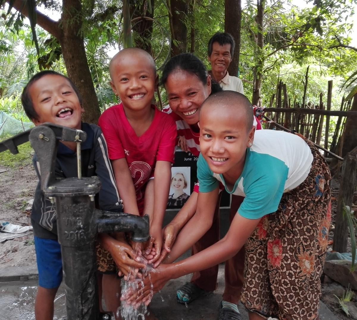 Nothing compares to the joy of seeing a Cambodian Family delighted over their first access to fresh water through a well donated by the Mark & Trina Ramsey Foundation