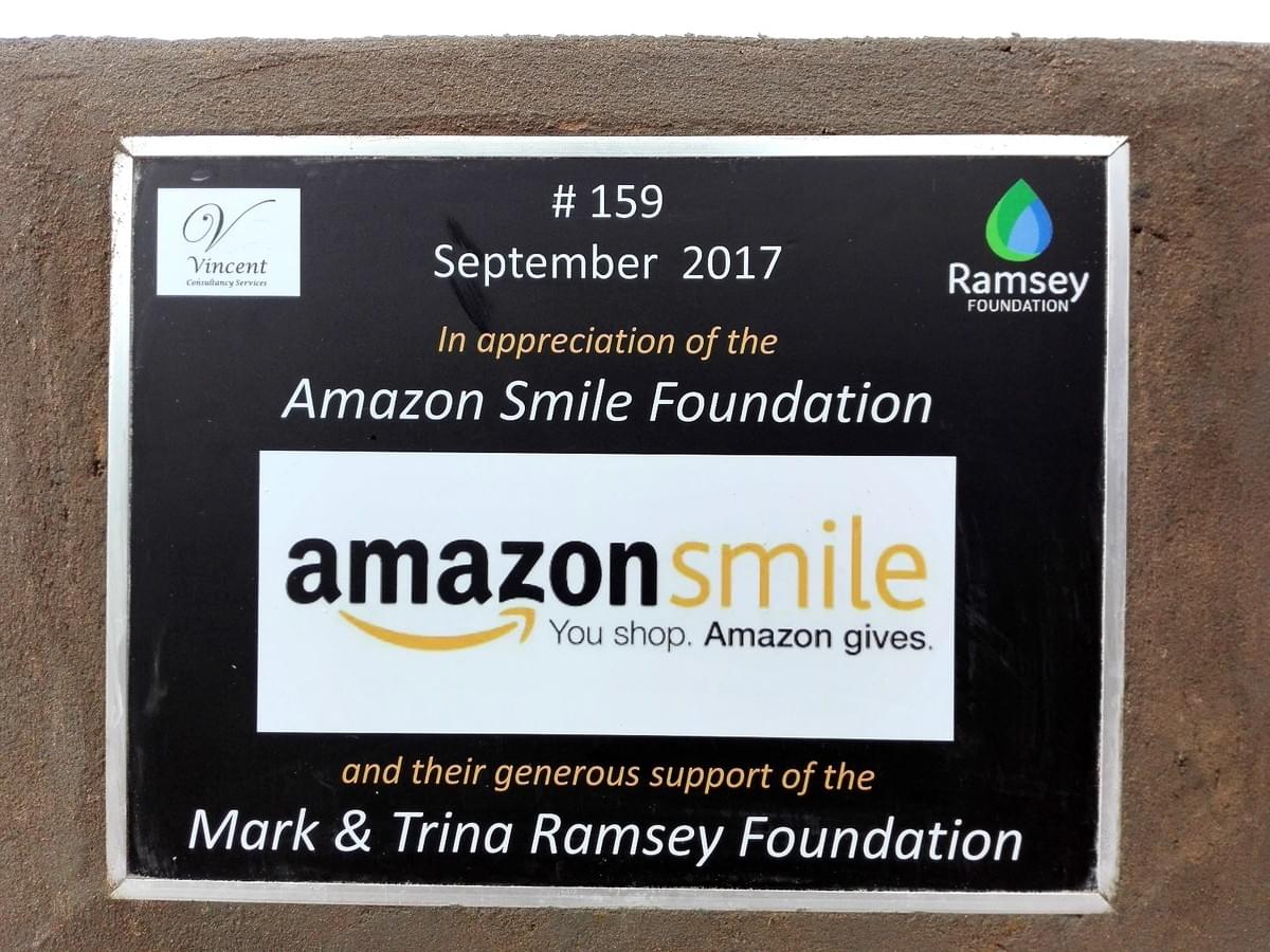 Photo of Well in Cambodia dedicated by Mark & Trina Ramsey Foundation via funds donated by the Amazon Smile Foundation