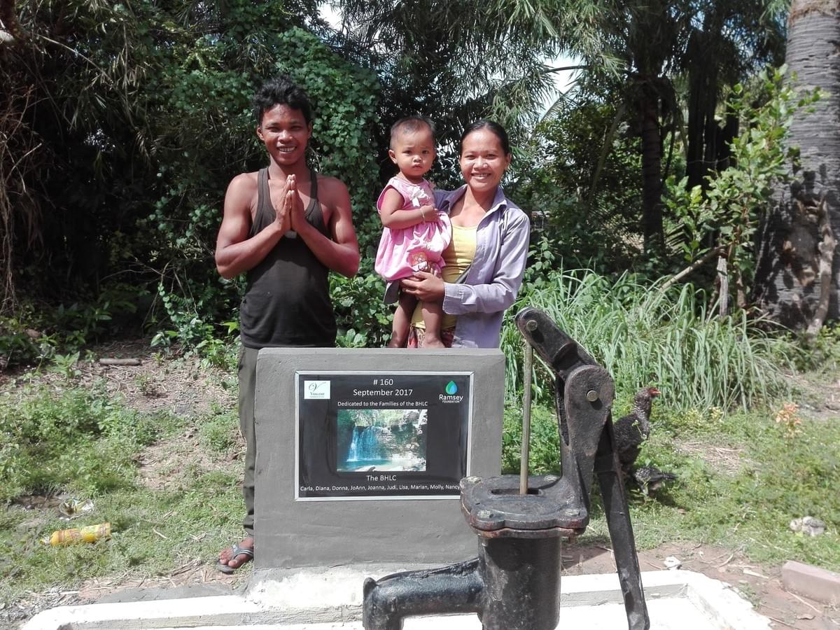 Well in Cambodia donated through MTRF by BHLC group collection....thanks go out to Carla, Diana, Donna, JoAnn, Joanna, Judi, Lisa, Marian, Molly & Nancy!