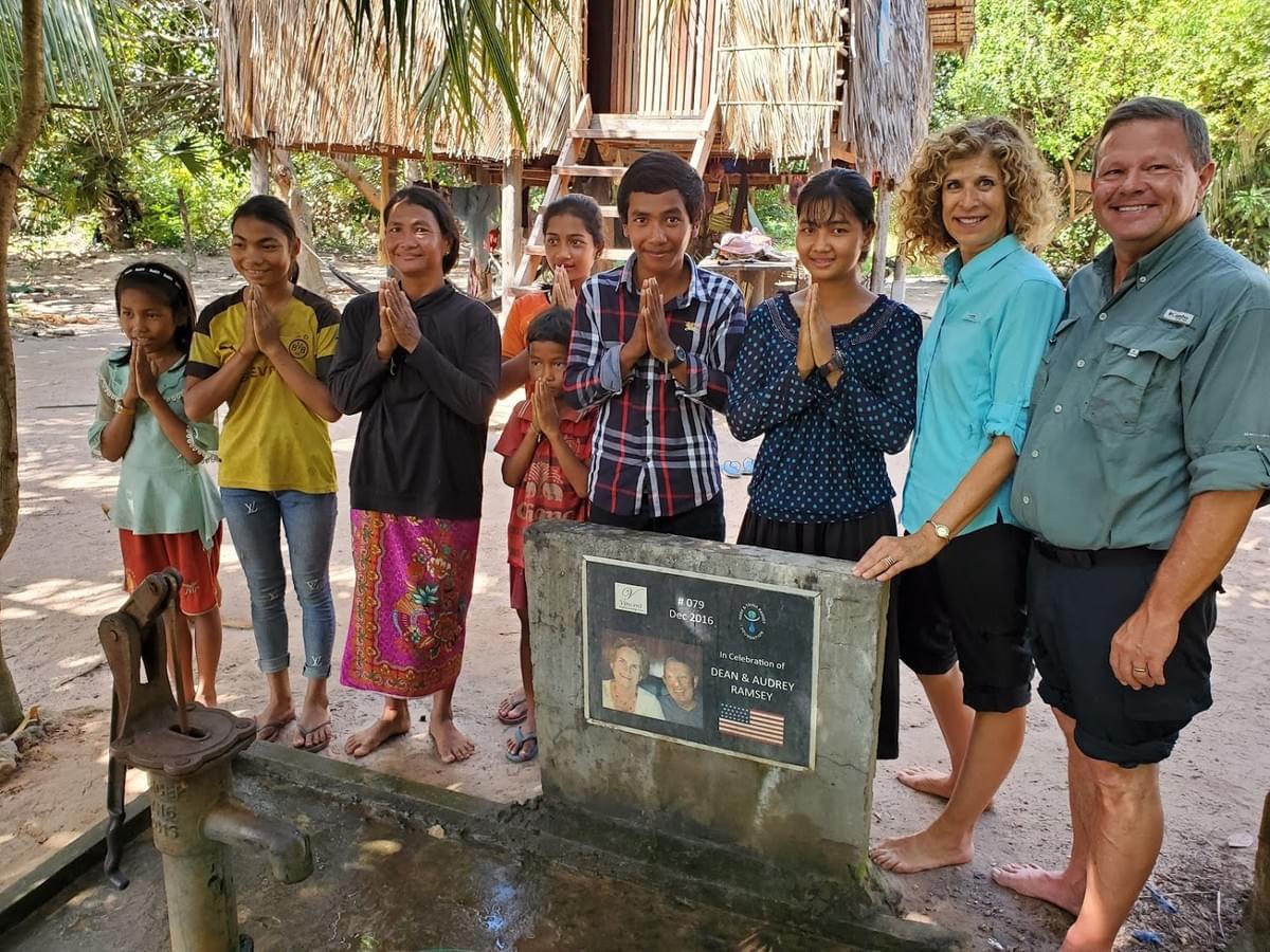 Visiting family that received one of MTRF's first wells from 2016; the young man in the center injured his foot in 2017 and subsequently received care via MTRF's wellness program. Visiting family that received one of MTRF's first wells from 2016; the young man in the center injured his foot in 2017 and subsequently received care via MTRF's wellness program.
