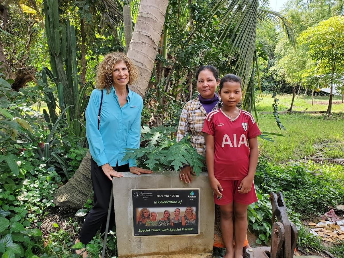 Cambodian Recipients of a FRIENDSHIP Water Well donated through Ramsey Foundation