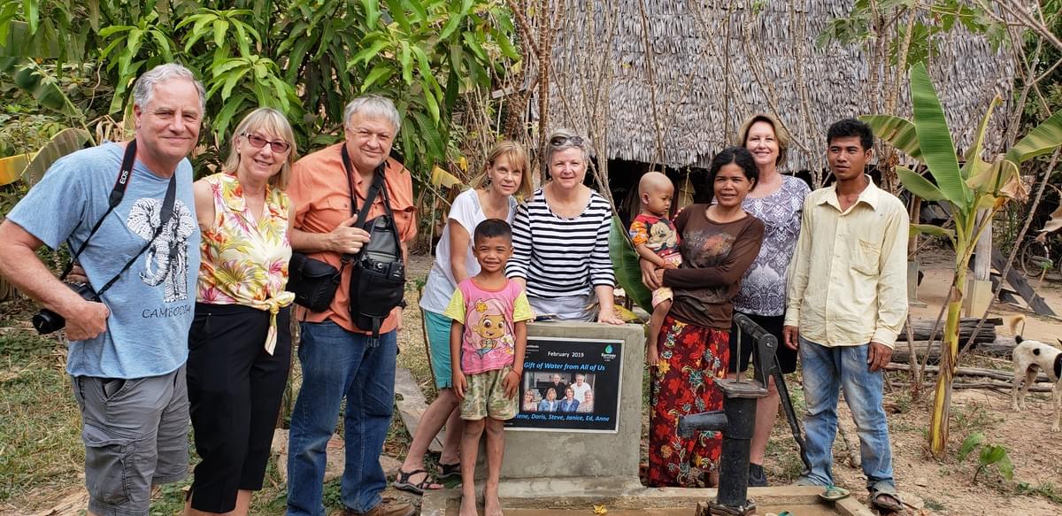 Six American friends meet a Cambodian Family that received a water well as a result of a $200 donation to MTRF; this will change their lives forevermore!