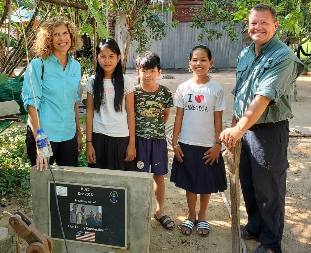 Cambodian children who shyly practiced their English skills with us during our WELLness Tour in October 2019